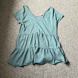 blue beach cover up/ dress